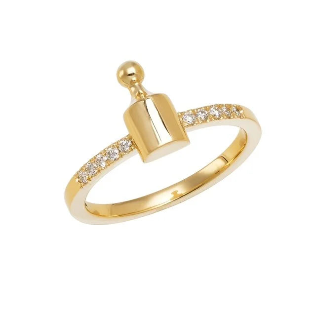 Eternity Weight Ring with Diamonds