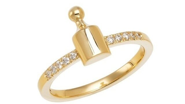 Eternity Weight Ring with Diamonds