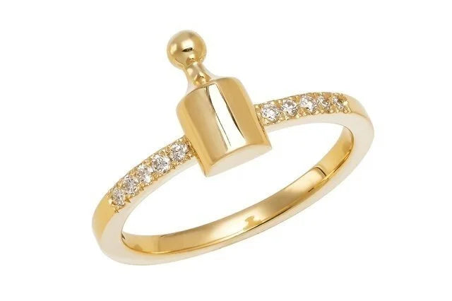 Eternity Weight Ring with Diamonds