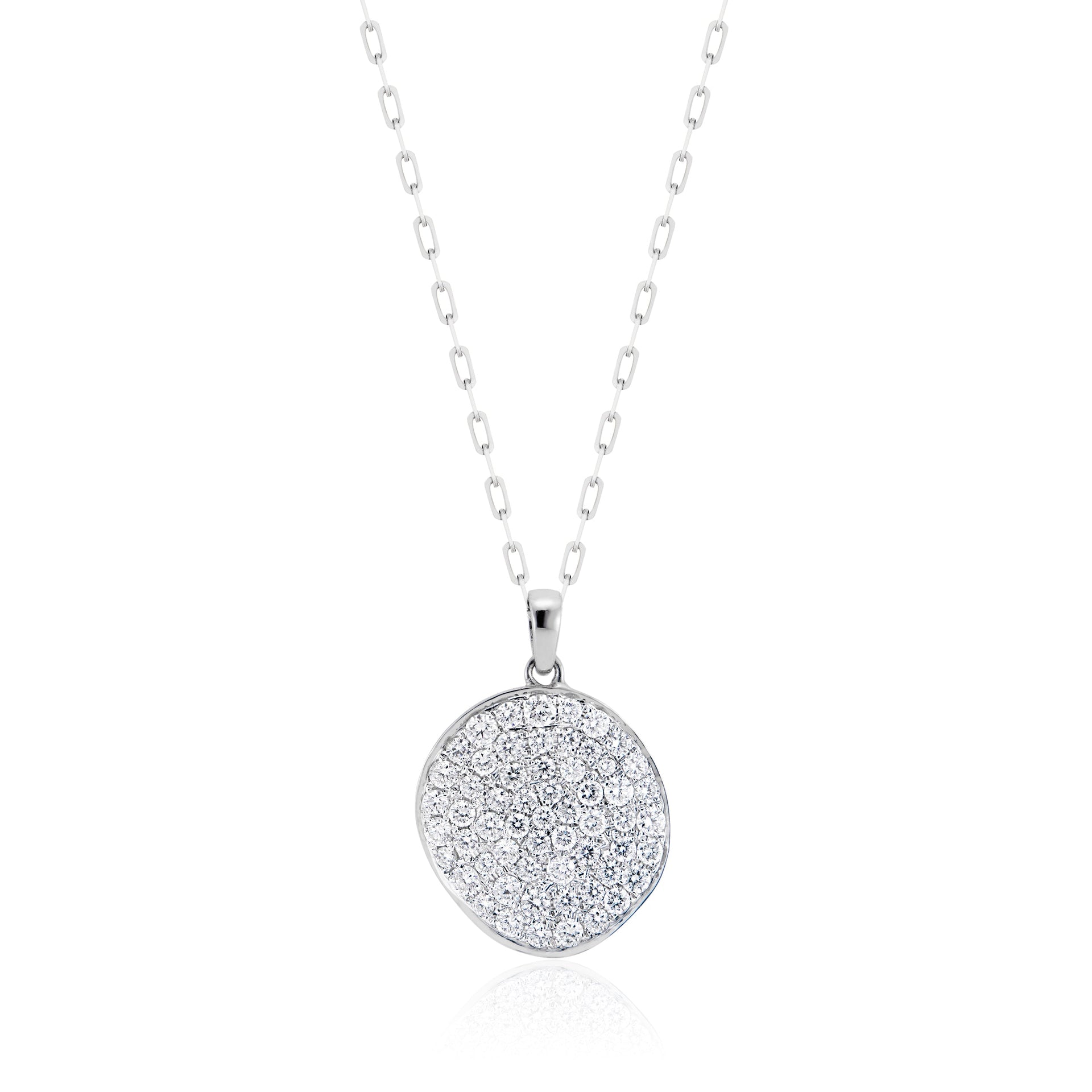 Ora Nicole Diamond Disc Necklace