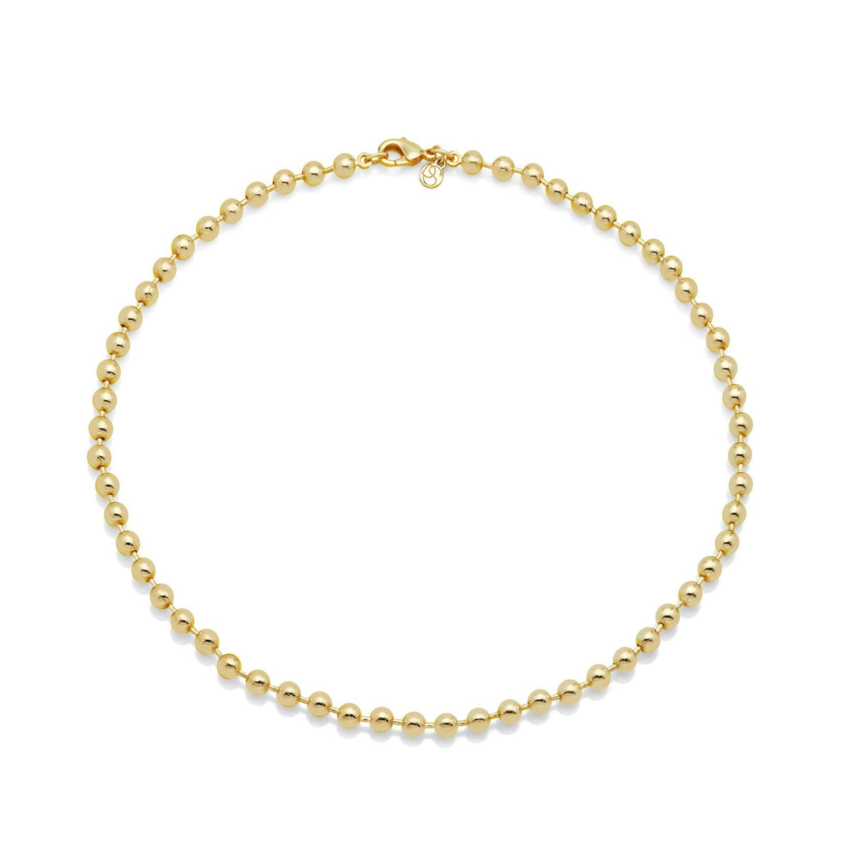 Medium Ball Chain Necklace, Gold