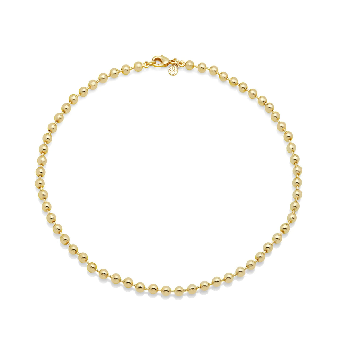 Medium Ball Chain Necklace, Gold