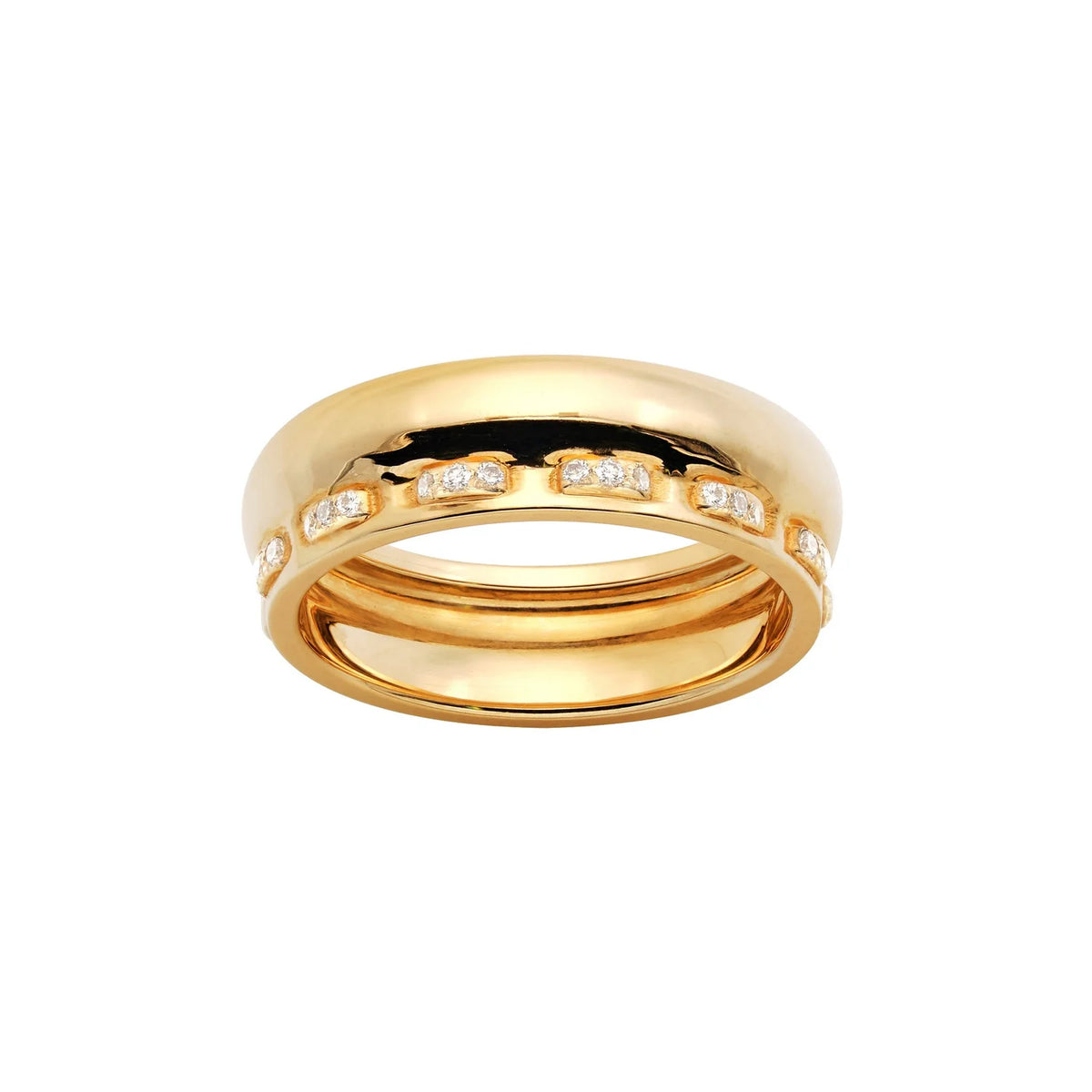 Diamond Stitched Ring