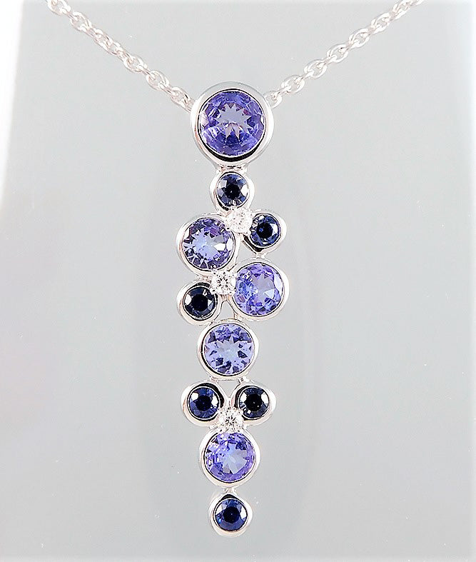 Constellation Pendant - Blue Ombre