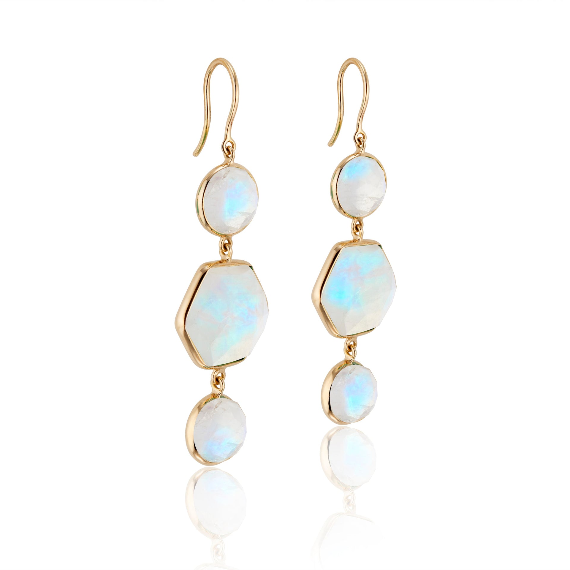 Zora Moonstone Earrings