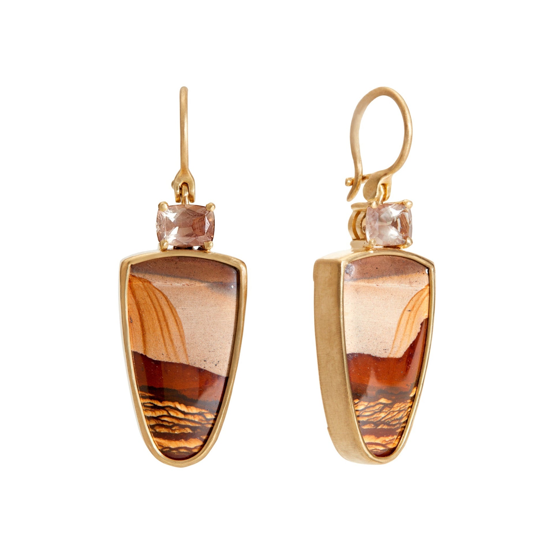 Landscape: Mountain, Cliffs Earrings