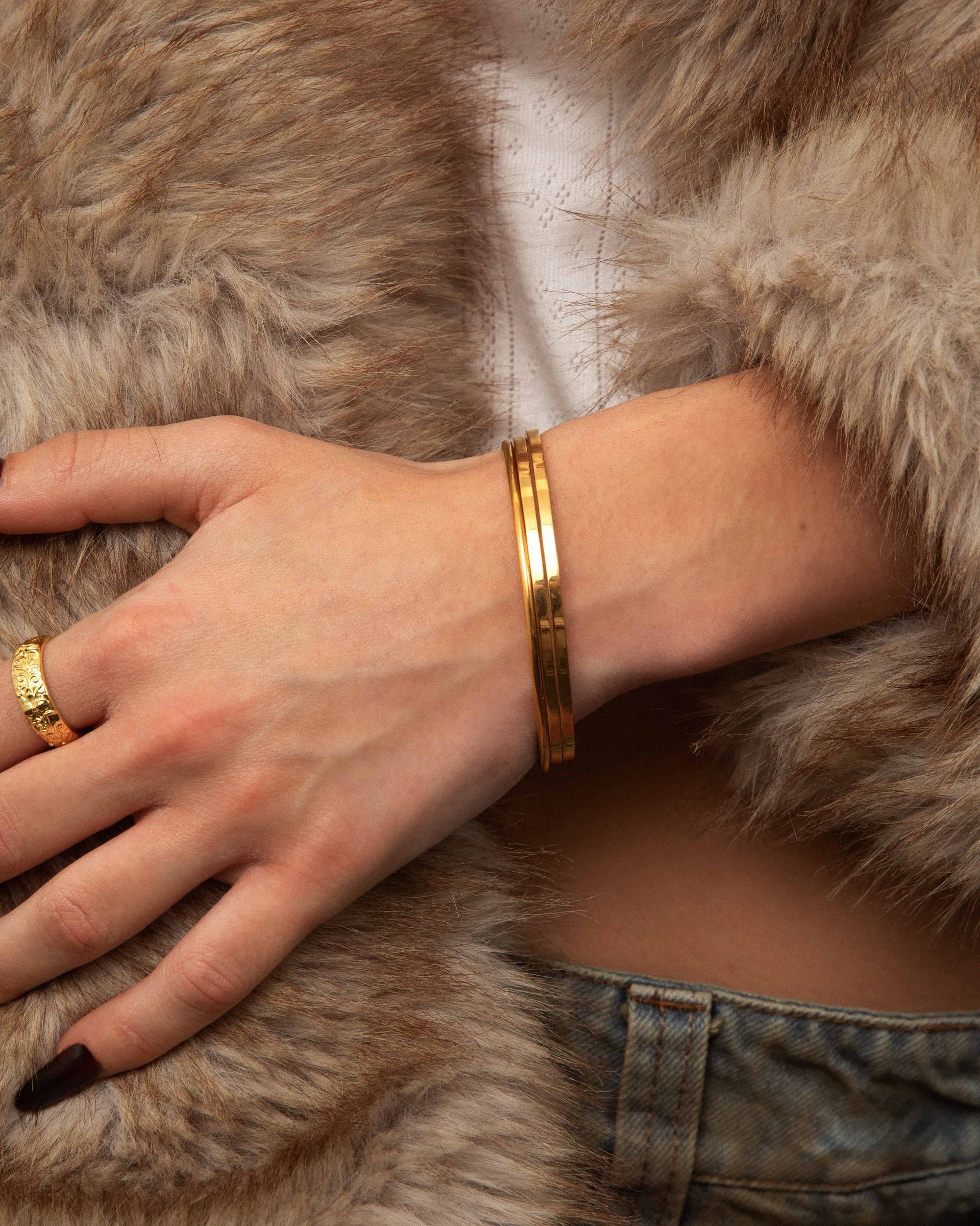Golden Class Bangles