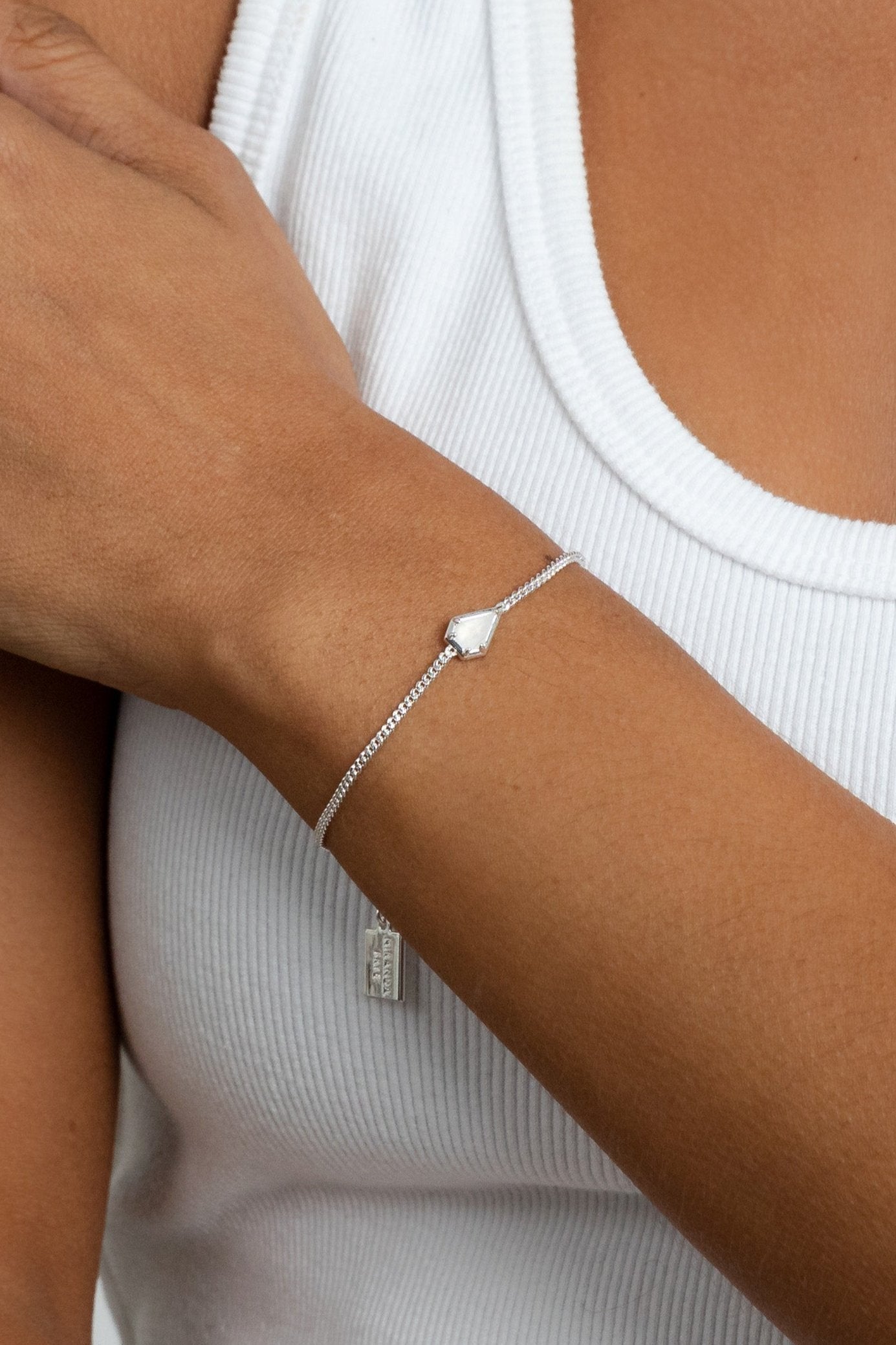 Moonstone Drop Bracelet