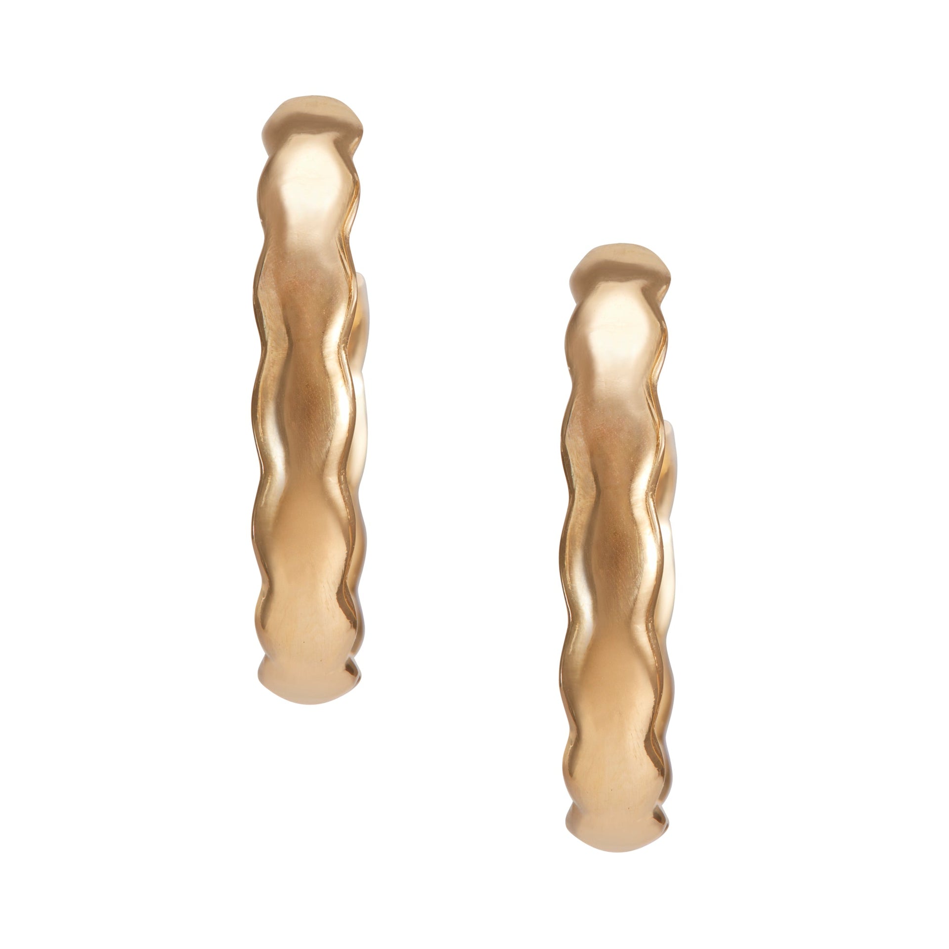 Gold Essentials Vermeil 1' Hoop Earring