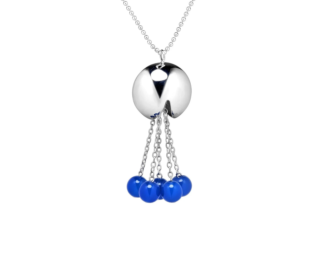 Bell Agate Long Necklace