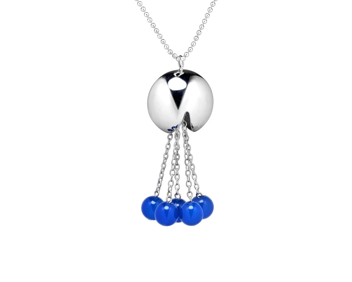 Bell Agate Long Necklace