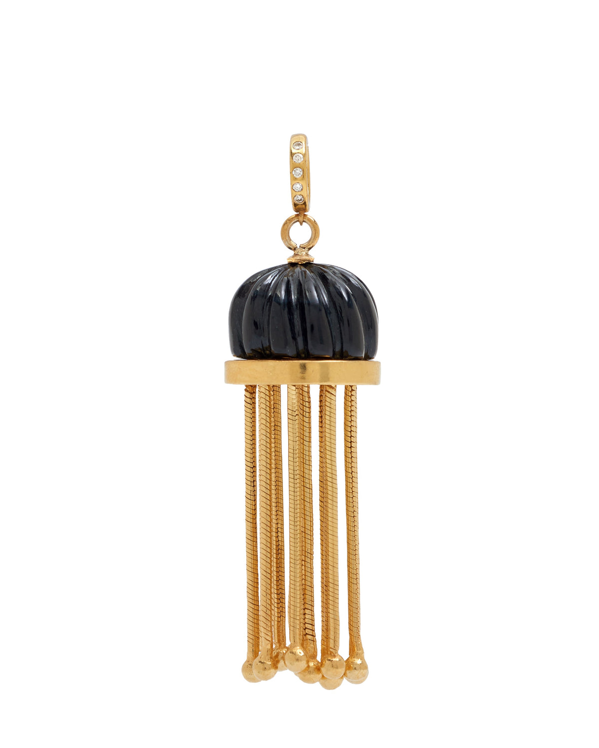 Mahal Tassel Diamond Pendant