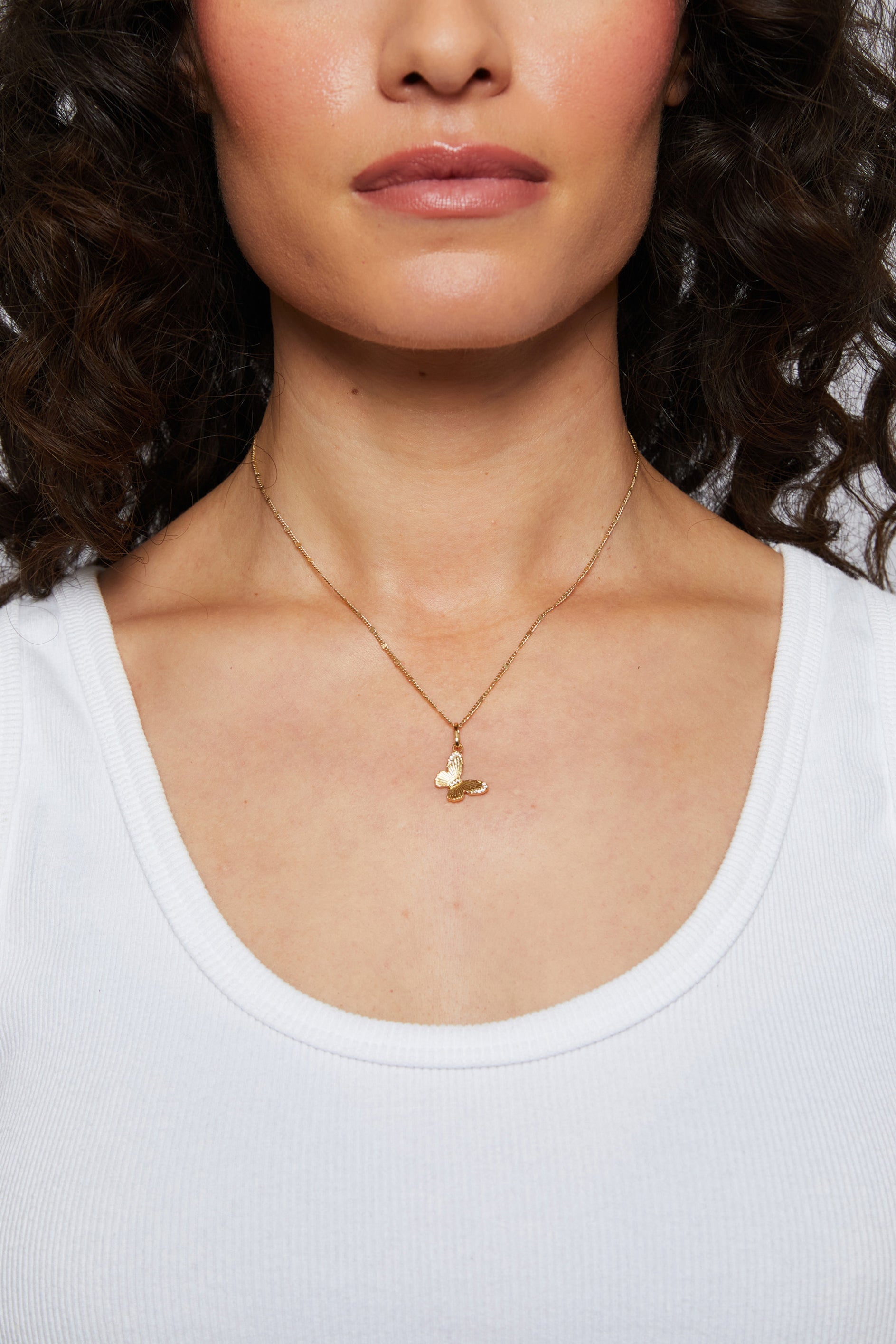 Butterfly Necklace Charm