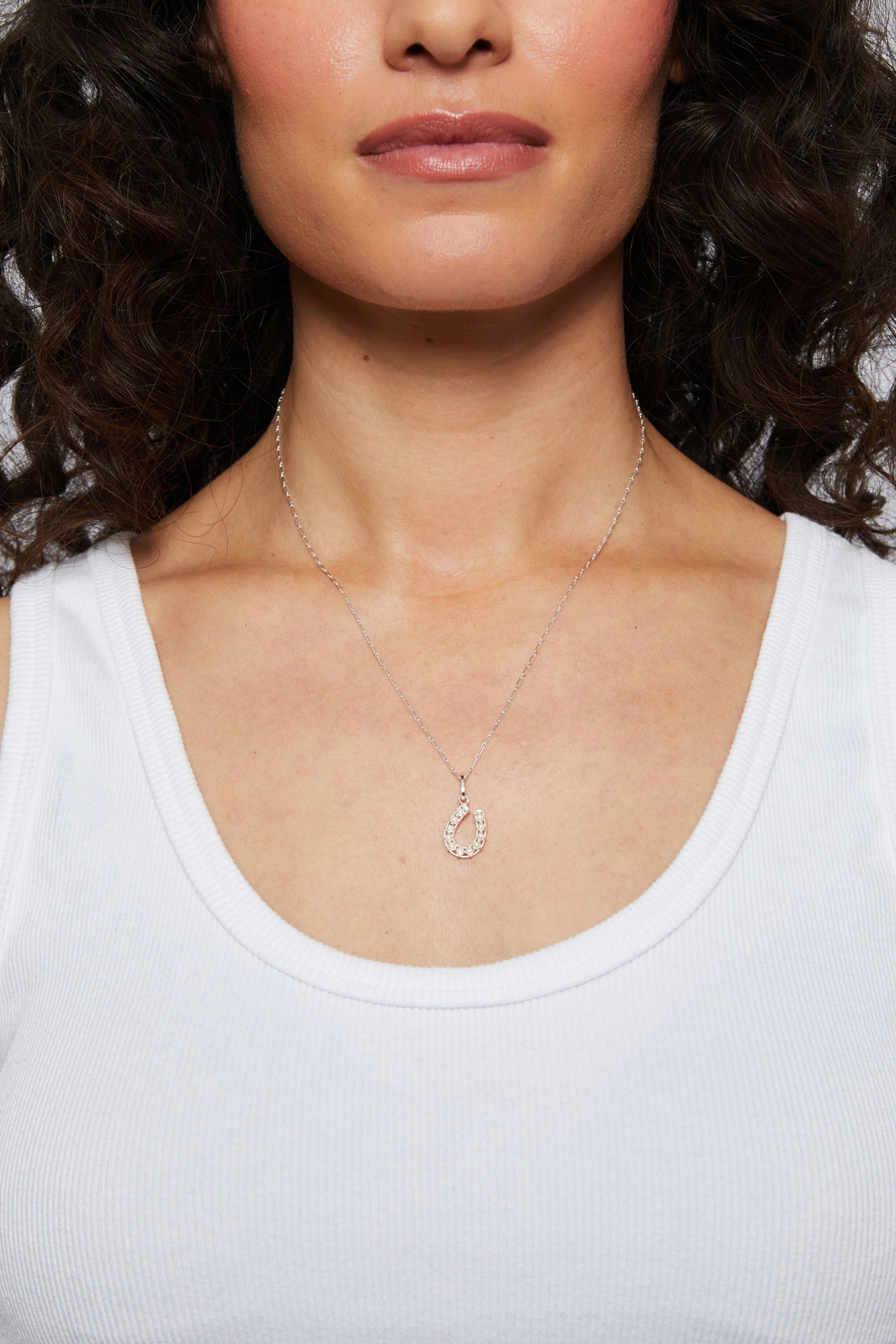 Horseshoe Necklace Charm