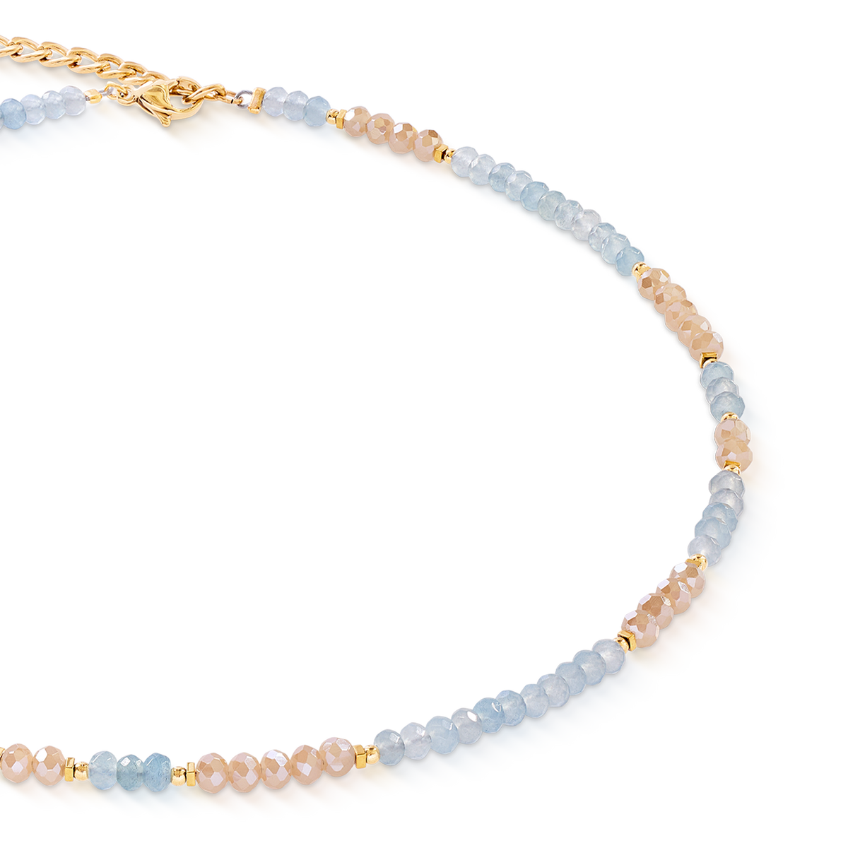 Necklace Rhythm Jade Sky gold