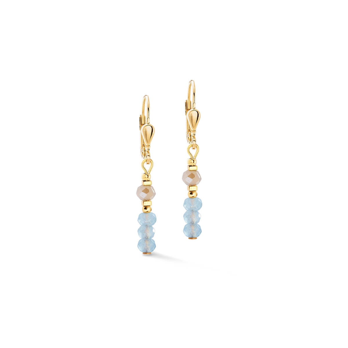 Earrings Rhythm Jade Sky gold