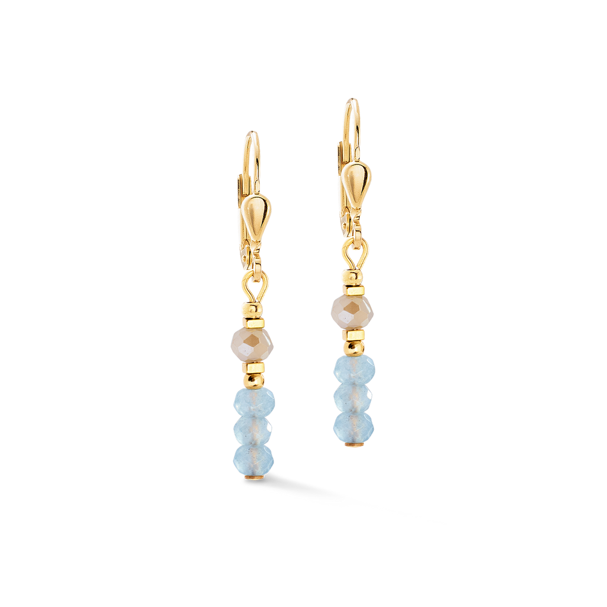 Earrings Rhythm Jade Sky gold