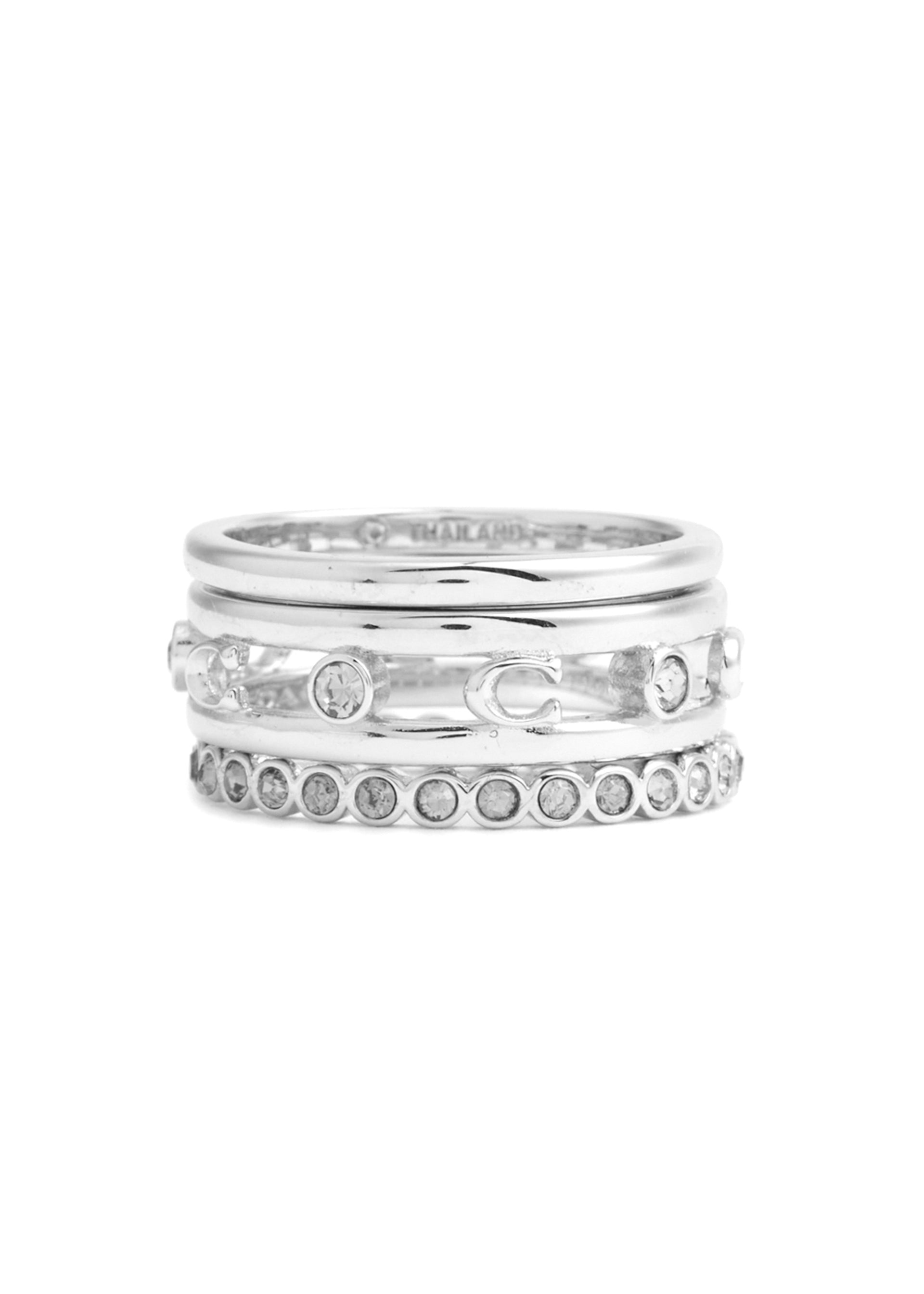 Logo ring stack - set of three
