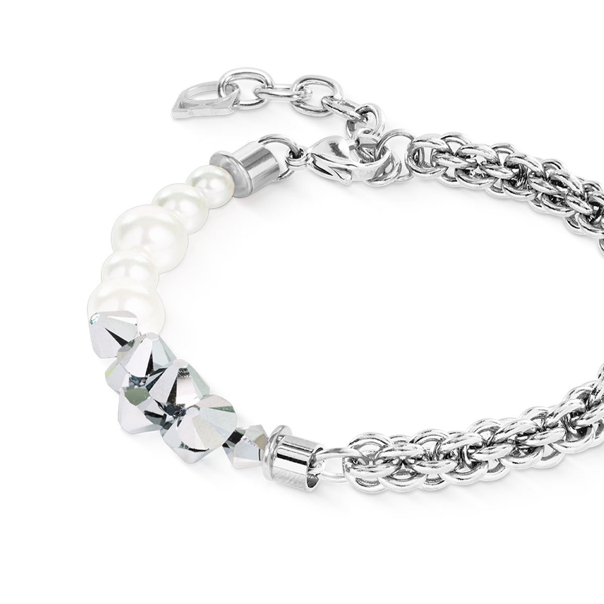 Bracelet Dancing Crystals Fusion Silver
