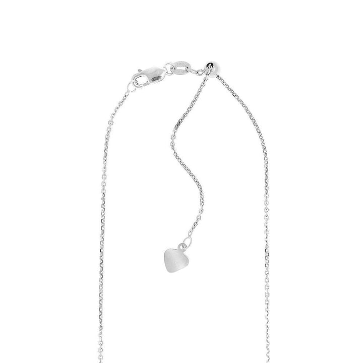 Adjustable Cable Chain in Sterling Silver, 22"