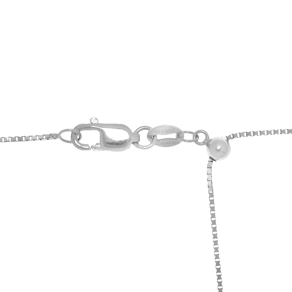 Adjustable Box Chain in Sterling Silver, 22"
