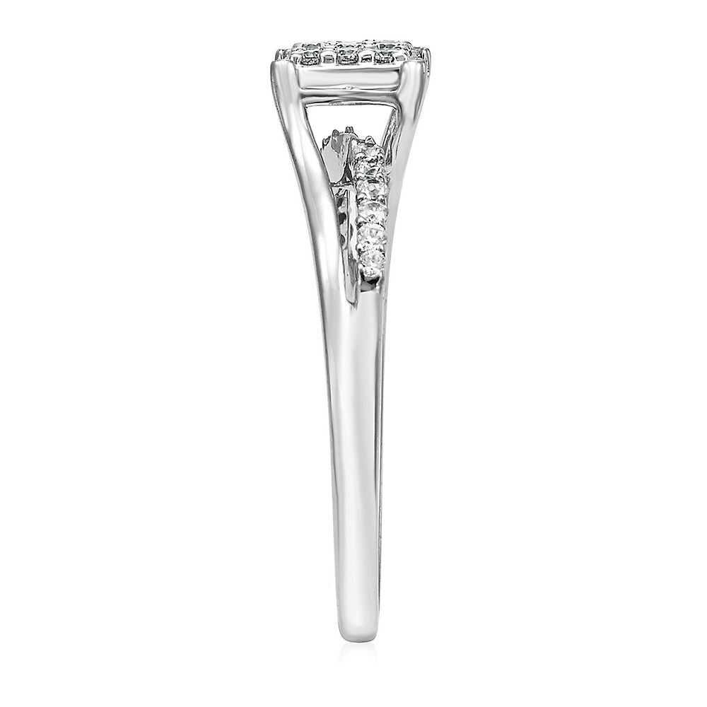 1/4 ct. tw. Diamond Ring in Sterling Silver