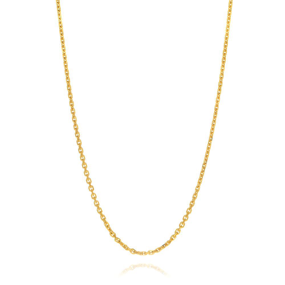 Adjustable Cable Chain in 14K Yellow Gold, 22"