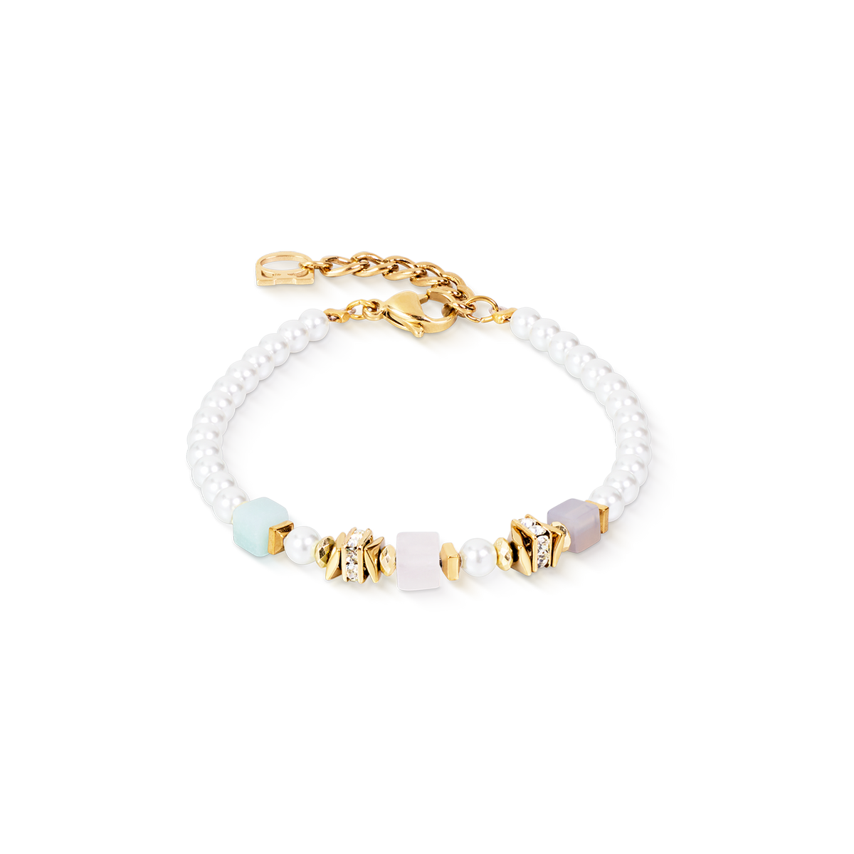 Beads & Pearls Spike Bracelet Pastel