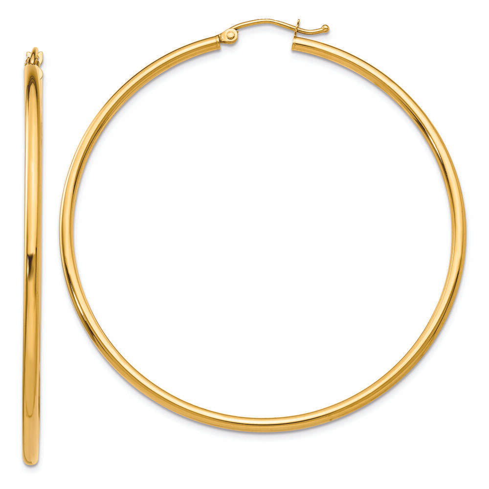 Hoop Earrings in 14K Yellow Gold