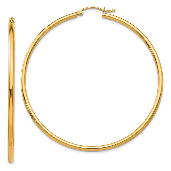 Hoop Earrings in 14K Yellow Gold