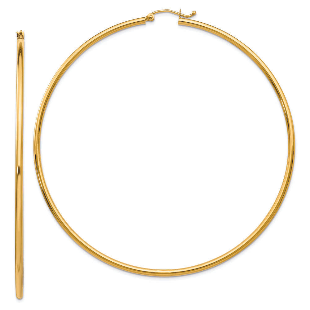 Hoop Earrings in 14K Yellow Gold