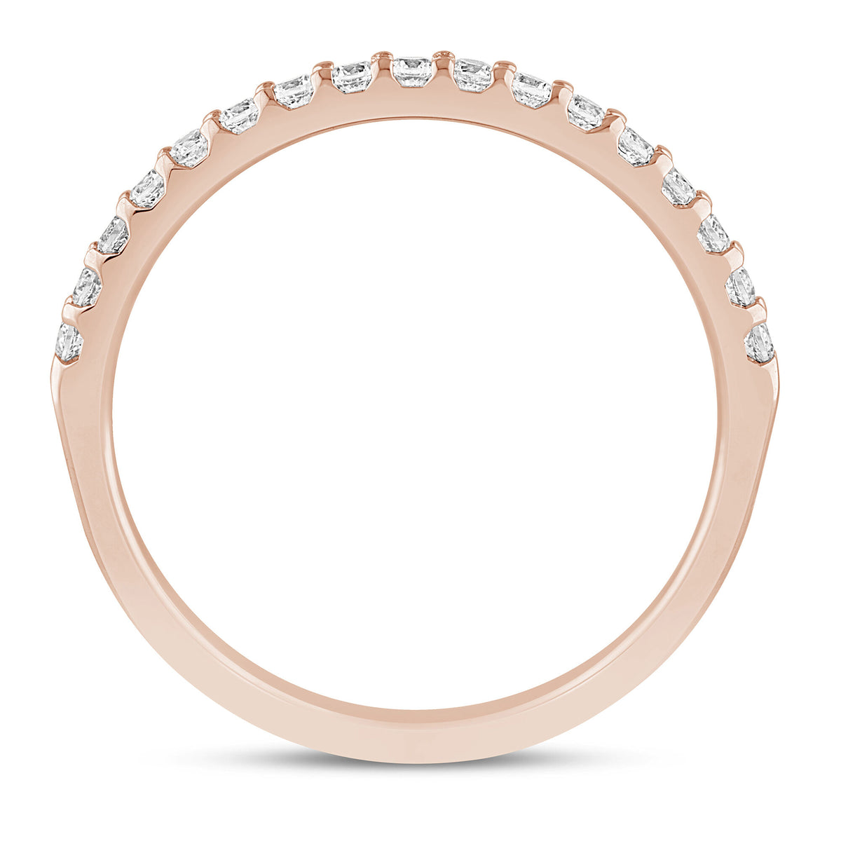 Diamond Anniversary Band in 14K Rose Gold (1/4 ct. tw.)