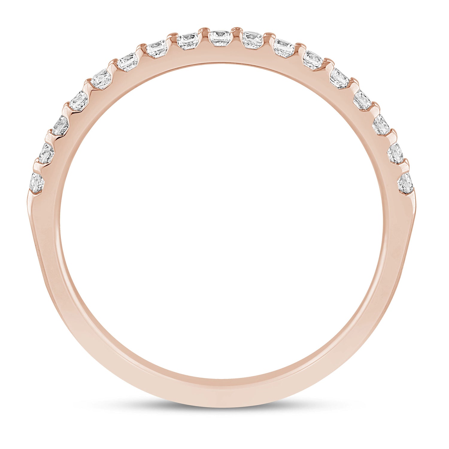Diamond Anniversary Band in 14K Rose Gold (1/4 ct. tw.)