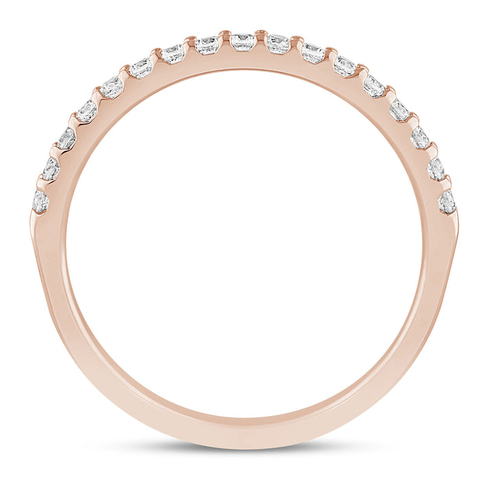 Diamond Anniversary Band in 14K Rose Gold (1/4 ct. tw.)