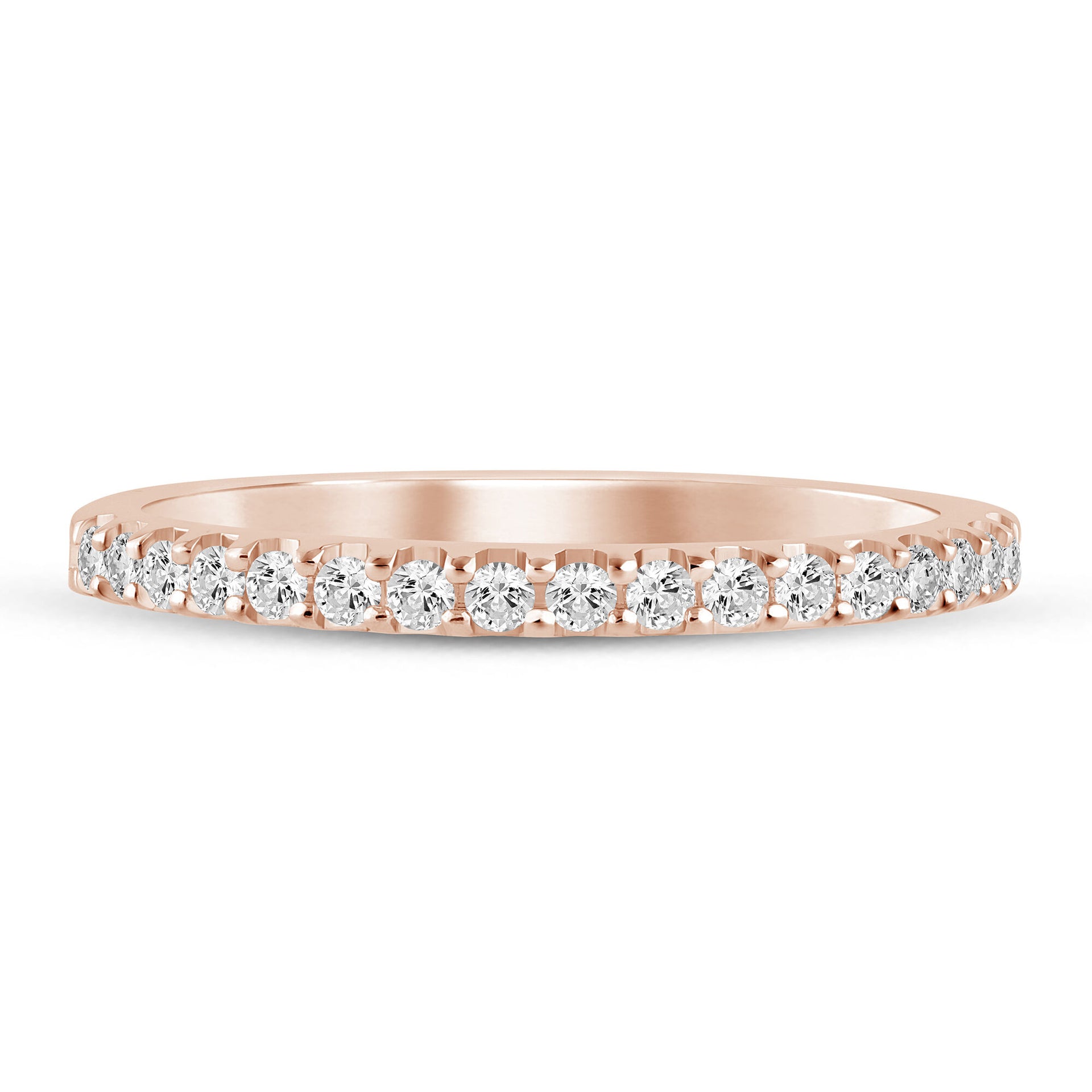 Diamond Anniversary Band in 14K Rose Gold (1/4 ct. tw.)