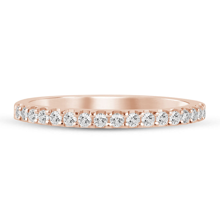Diamond Anniversary Band in 14K Rose Gold (1/4 ct. tw.)
