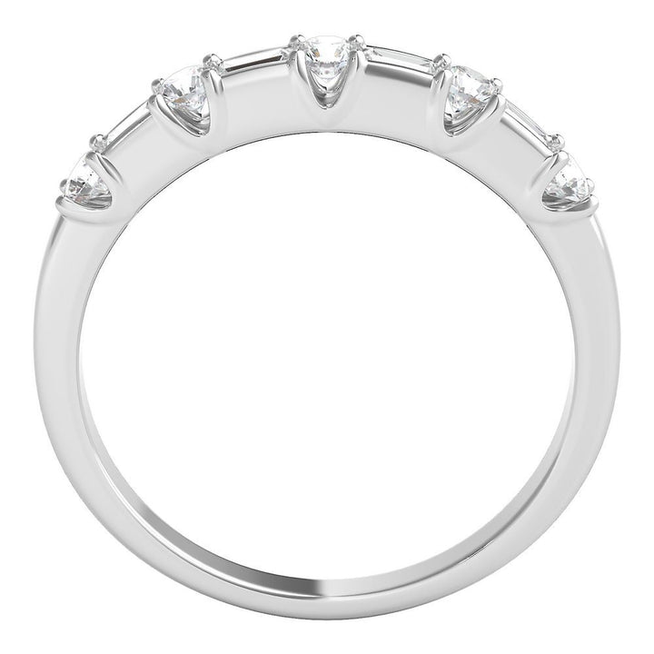 3/8 ct. tw. Diamond Anniversary Band in 14K White Gold
