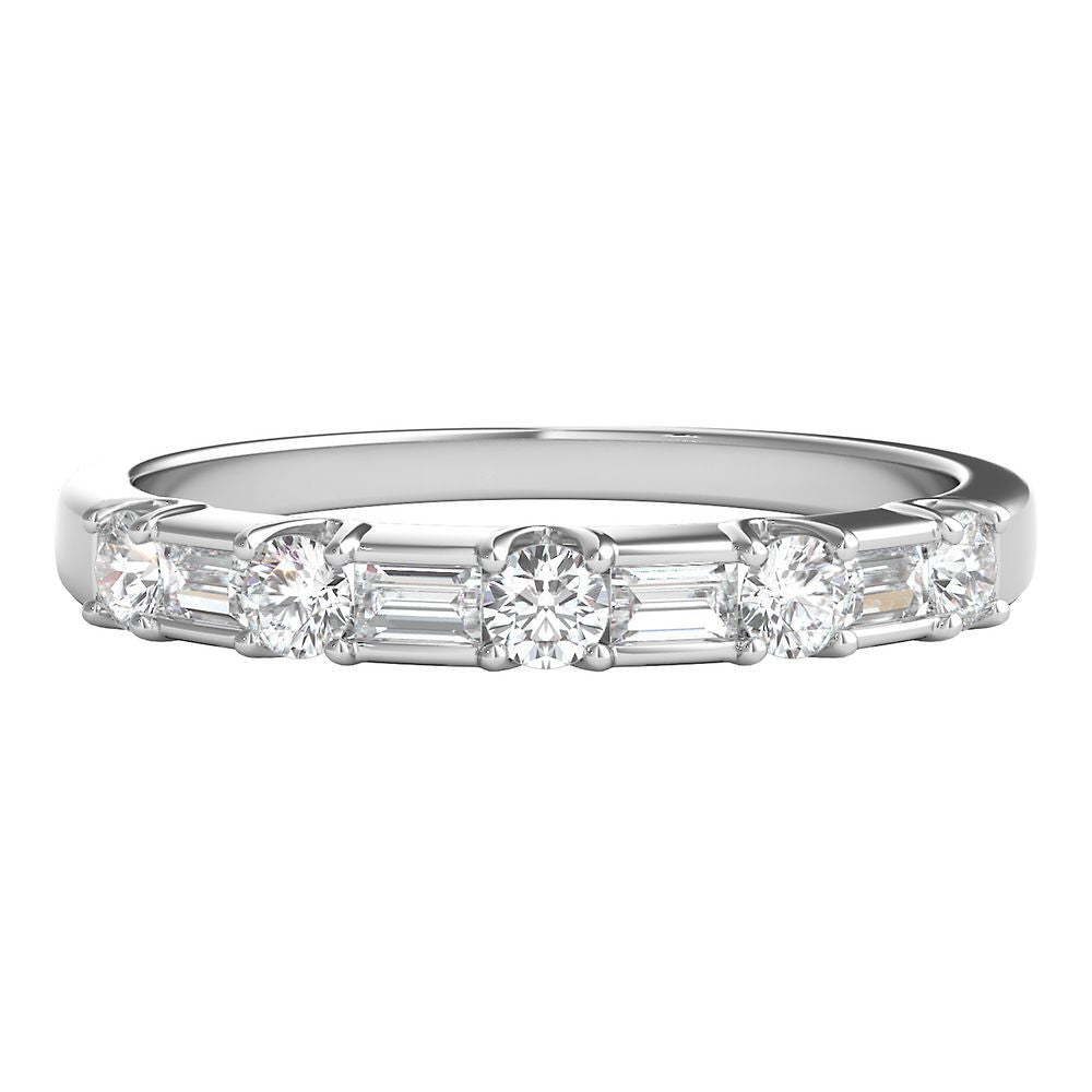 3/8 ct. tw. Diamond Anniversary Band in 14K White Gold