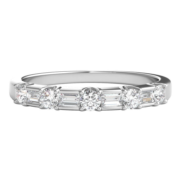3/8 ct. tw. Diamond Anniversary Band in 14K White Gold