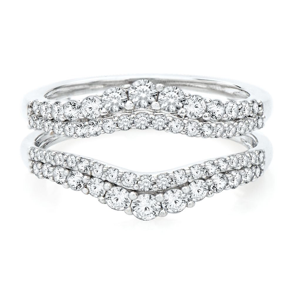 1 ct. tw. Diamond Ring Enhancer in 14K White Gold