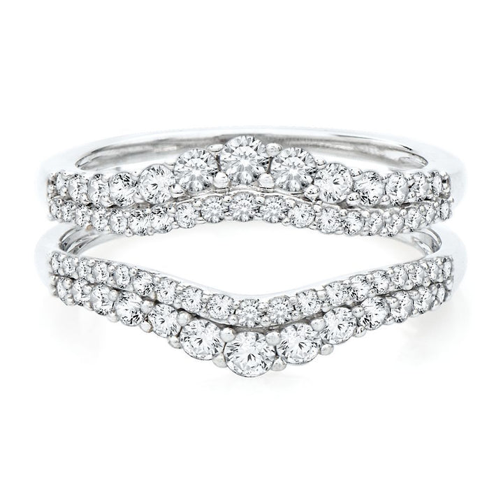 1 ct. tw. Diamond Ring Enhancer in 14K White Gold
