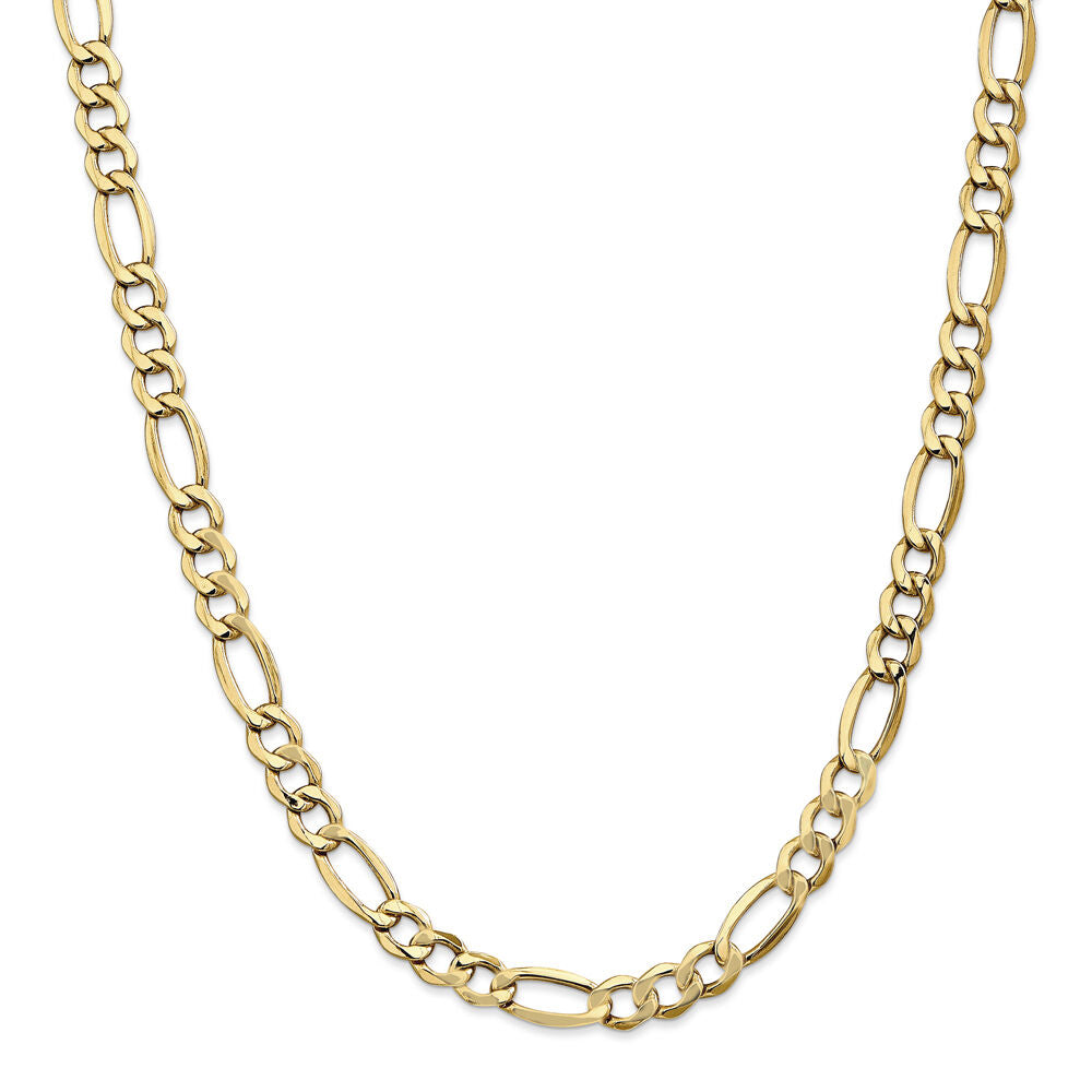 Figaro Chain in 14K Yellow Gold, 24"
