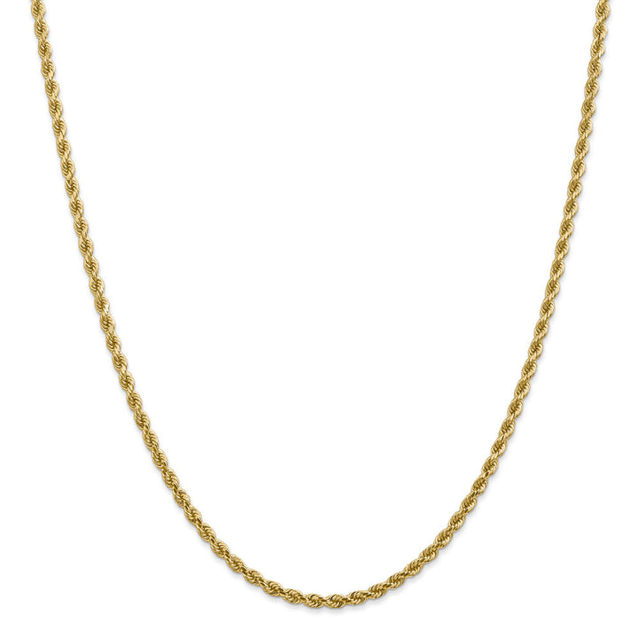 Diamond Cut Rope Chain in 14K Yellow Gold, 22"