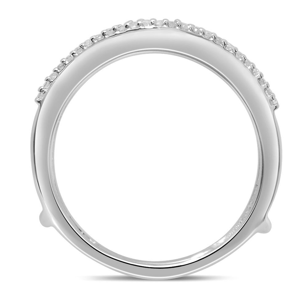 1/2 ct. tw. Diamond Ring Enhancer in 14K White Gold