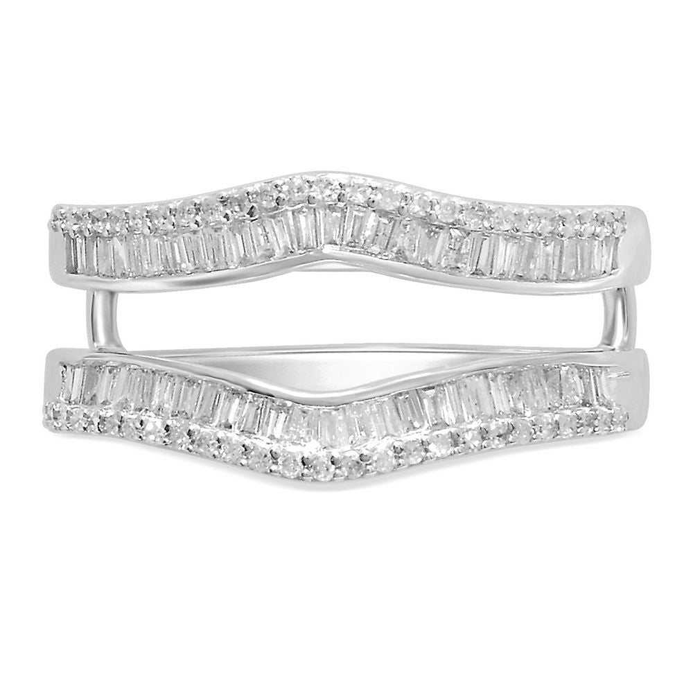 1/2 ct. tw. Diamond Ring Enhancer in 14K White Gold