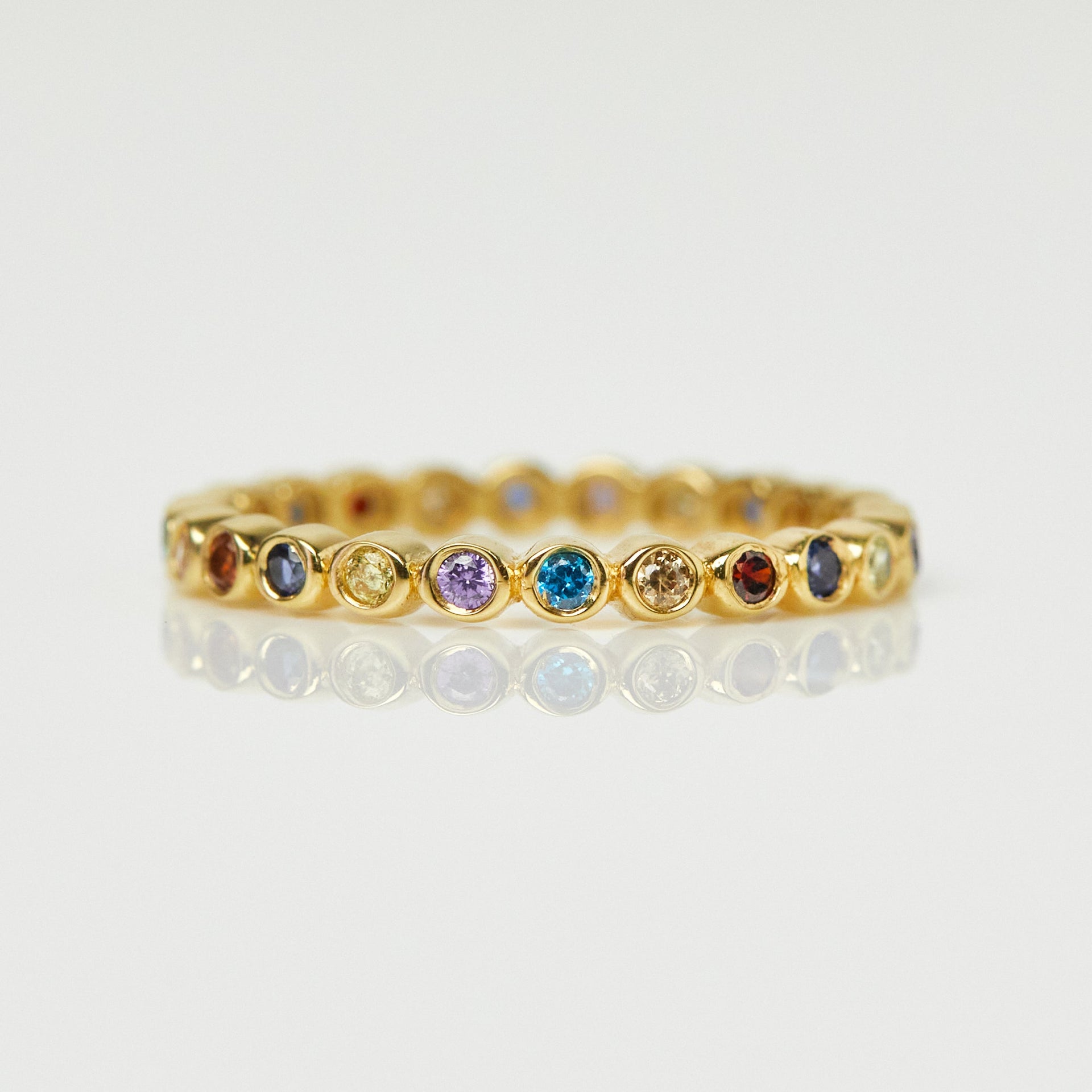 Northern Lights Eternity Ring