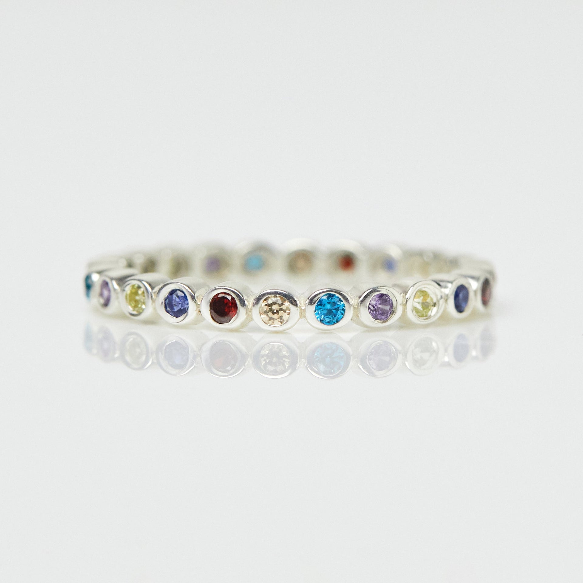 Northern Lights Eternity Ring
