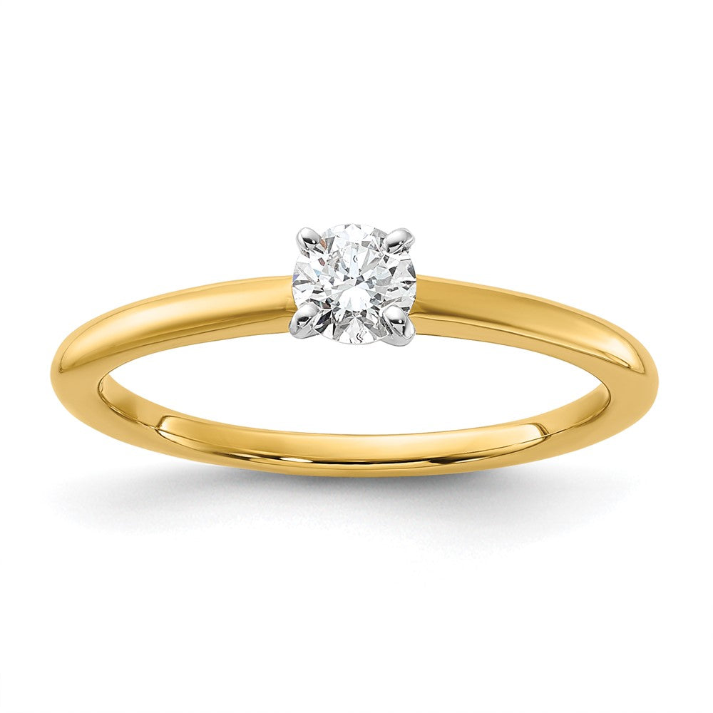 14k Gold Lab Grown Diamond Engagement Ring 1/4ct Clarity- VS Color- D-E