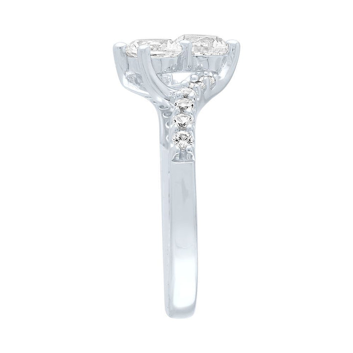 Exclusively Us® Lab Created White Sapphire Ring in Sterling Silver