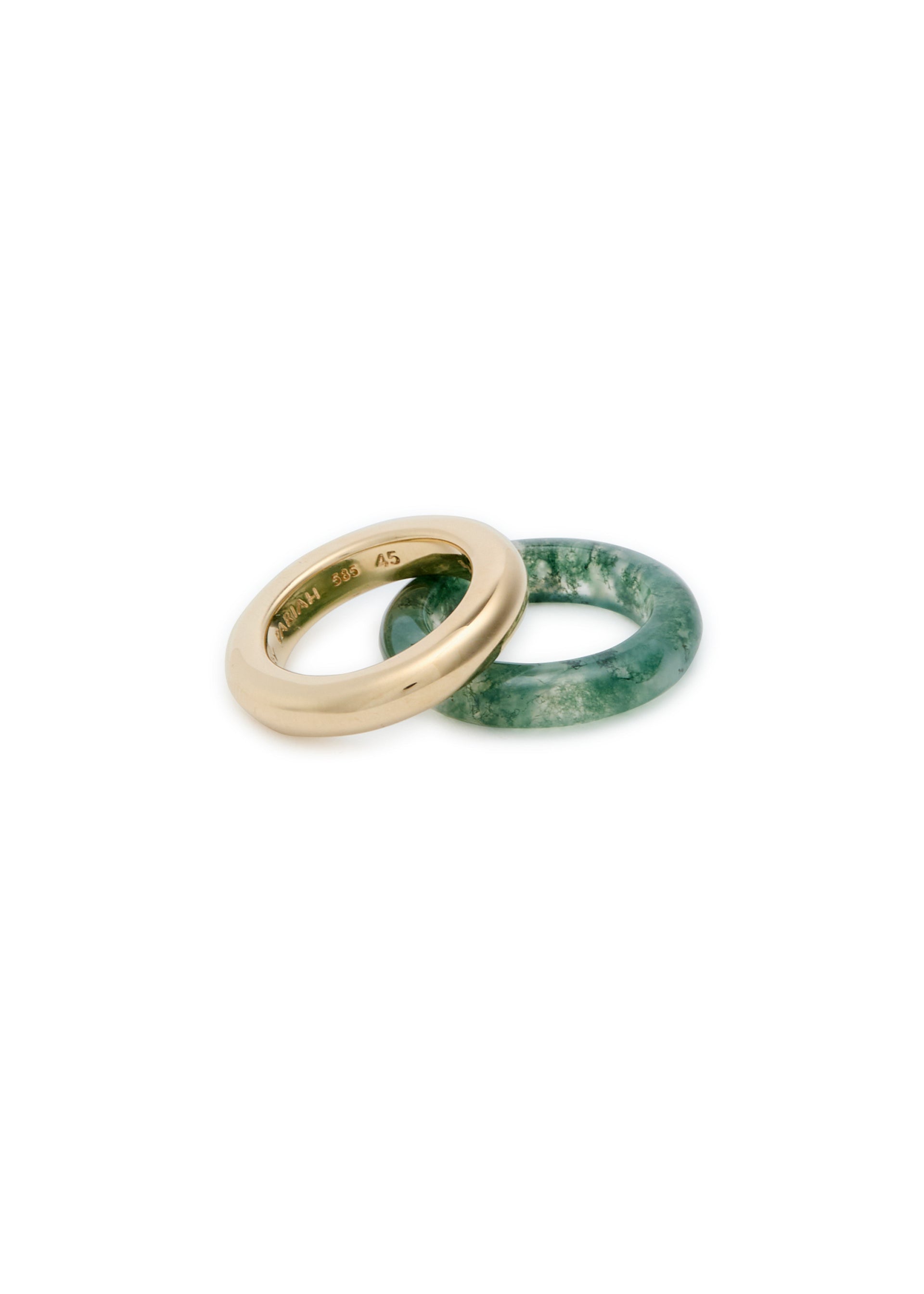 Stack pinky rings - set of two